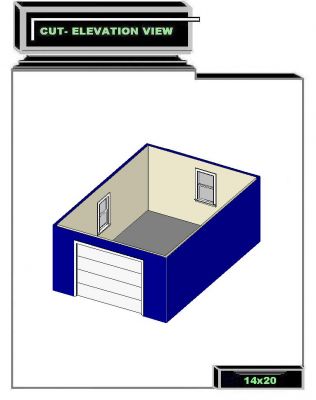 14 x20 shed building front cut plan design 14 x20 shed building front 